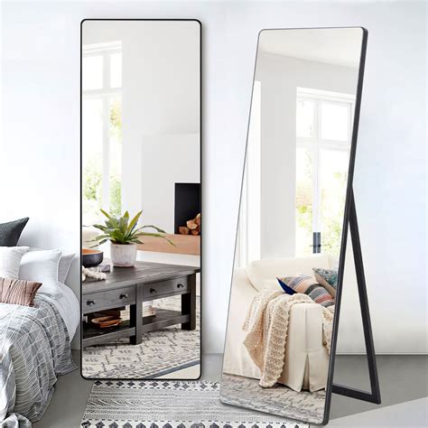 black full length mirror|modern black full length mirror.